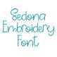 Sedona Embroidery Font | Machine Embroidery Designs by JuJu