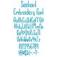 Seekout Embroidery Font | Machine Embroidery Designs by JuJu