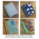Quilted Standard Composition Notebook Covers Set 1 | Machine Embroidery Designs by JuJu