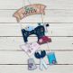 ITH Whimsical Sewing Wall Hanging | Machine Embroidery Designs by JuJu