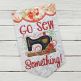 ITH Go Sew Something Mini Quilt Wall Hanging | Machine Embroidery Designs by JuJu