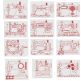 Vintage Sewing Machines Redwork Machine Embroidery Designs by JuJu