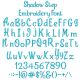 Shadow Step Embroidery Font | Machine Embroidery Designs by JuJu