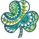 Ornamental Shamrocks St Patricks Day Designs by JuJu Machine Embroidery Designs