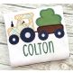 Shamrock Tractor | Machine Embroidery Designs by JuJu