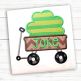Shamrock Wagon | Machine Embroidery Designs by JuJu