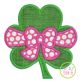 Shamrock Big Bow Applique | Machine Embroidery Designs by JuJu