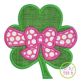 Shamrock Big Bow Applique | Machine Embroidery Designs by JuJu