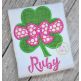 Shamrock Big Bow Applique | Machine Embroidery Designs by JuJu