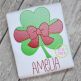 Shamrock Big Bow Sketch | Machine Embroidery Designs by JuJu