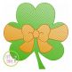 Shamrock Big Bow Sketch | Machine Embroidery Designs by JuJu