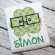 Shamrock Glasses Boy Applique | Machine Embroidery Designs by JuJu