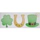 Shamrock Horseshoe Hat Trio Sketch | Machine Embroidery Designs by JuJu