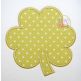 Shamrock Pennant Applique | Machine Embroidery Designs by JuJu