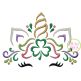 Unicorn Horn with Shamrock Embroidery | Machine Embroidery Designs by JuJu