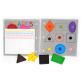 Busy Book Page Shape Match Deluxe | Machine Embroidery Designs by JuJu