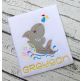 Shark Beach Ball Applique | Machine Embroidery Designs by JuJu