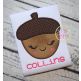 Shy Acorn Applique | Machine Embroidery Designs by JuJu