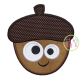 Silly Acorn Applique | Machine Embroidery Designs by JuJu