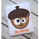 Silly Acorn Applique | Machine Embroidery Designs by JuJu
