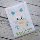 Sitting Bunny Boy 2 Applique | Machine Embroidery Designs by JuJu