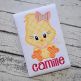 Sitting Chick Girl 2 Applique | Machine Embroidery Designs by JuJu