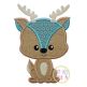Sitting Deer Applique | Machine Embroidery Designs by JuJu