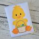 Sitting Duck Basket Boy Applique | Machine Embroidery Designs by JuJu