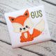 Sitting Fox Applique | Machine Embroidery Designs by JuJu