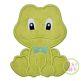 Sitting Frog Boy Applique | Machine Embroidery Designs by JuJu