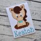 Sitting Horse Boy Applique | Machine Embroidery Designs by JuJu