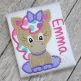 Sitting Horse Girl Applique | Machine Embroidery Designs by JuJu