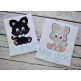 Sitting Kitty Boy Applique | Machine Embroidery Designs by JuJu