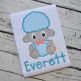 Sitting Lamb Boy Applique | Machine Embroidery Designs by JuJu