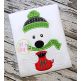Sitting Polar Bear Mug Applique | Machine Embroidery Designs by JuJu