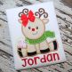 Sitting Reindeer Applique | Machine Embroidery Designs by JuJu