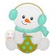 Sitting Snowman Ornament Applique | Machine Embroidery Designs by JuJu