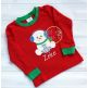 Sitting Snowman Ornament Applique | Machine Embroidery Designs by JuJu