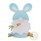 Itch 2 Stitch Gnome Bunny Sketch Digital Embroidery Machine Designs by JuJu