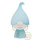 Gnome Teen Boy Sketch | Machine Embroidery Designs by JuJu