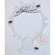 Skull and Bones Frame Sketch Embroidery | Machine Embroidery Designs by JuJu