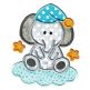 Sleepy Time Critters Applique Set 2 Machine Embroidery Designs by JuJu