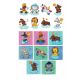Sleepy Time Critters Applique Set 2 Machine Embroidery Designs by JuJu
