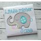 Sleepy Elephant Boy Applique | Machine Embroidery Designs by JuJu