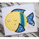 Sleepy Fish Applique | Machine Embroidery Designs by JuJu