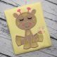 Sleepy Giraffe Applique | Machine Embroidery Designs by JuJu