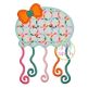 Sleepy JellyFish Applique | Machine Embroidery Designs by JuJu