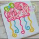 Sleepy JellyFish Applique | Machine Embroidery Designs by JuJu