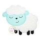 Sleepy Lamb Boy Applique | Machine Embroidery Designs by JuJu