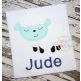 Sleepy Lamb Boy Applique | Machine Embroidery Designs by JuJu